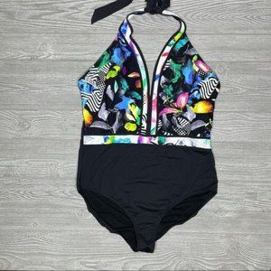 NWOT sonsie gracing bathing suit swimwear swim suit one piece 24w beach vacation